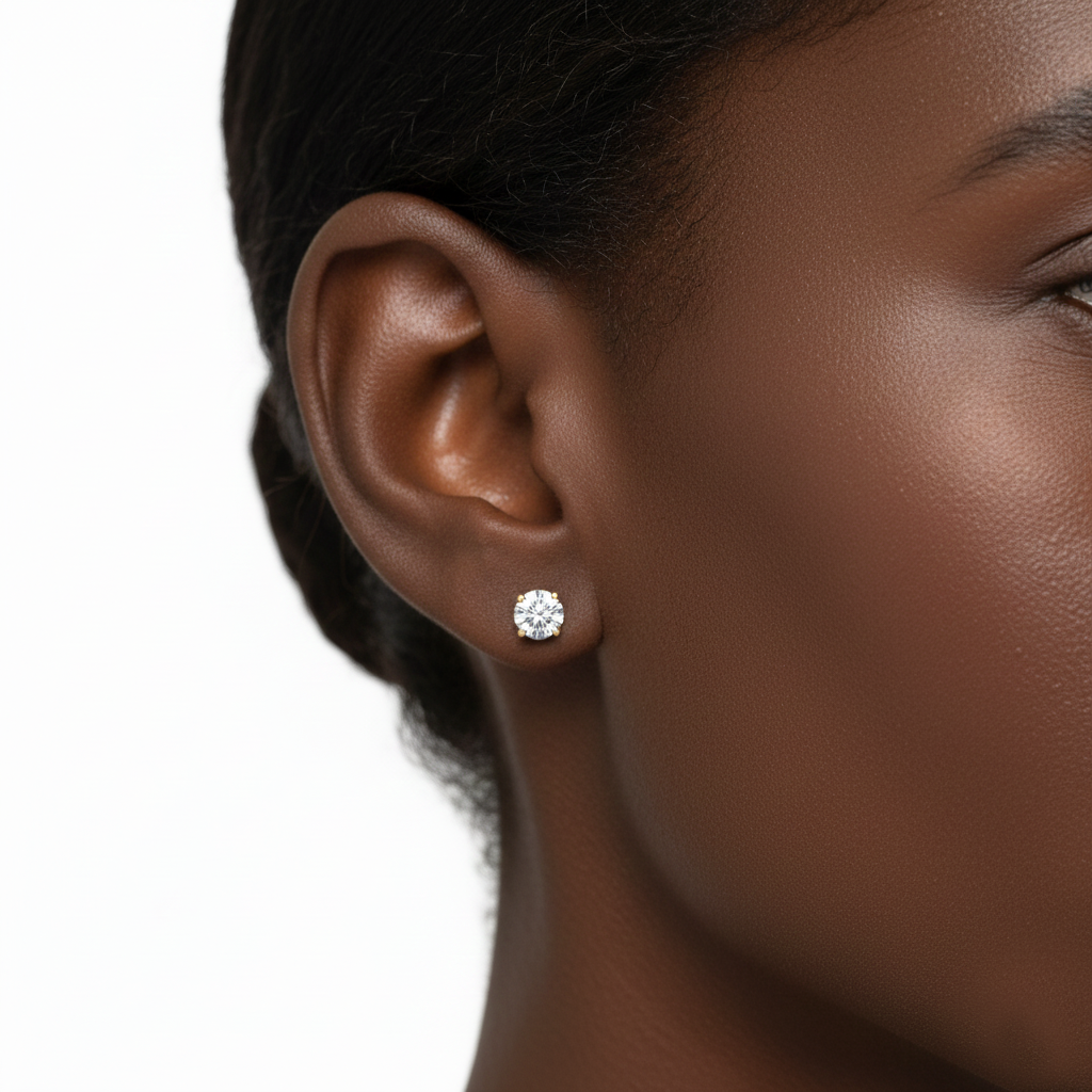 Clou d'oreille Idillya Argent massif – Image 3