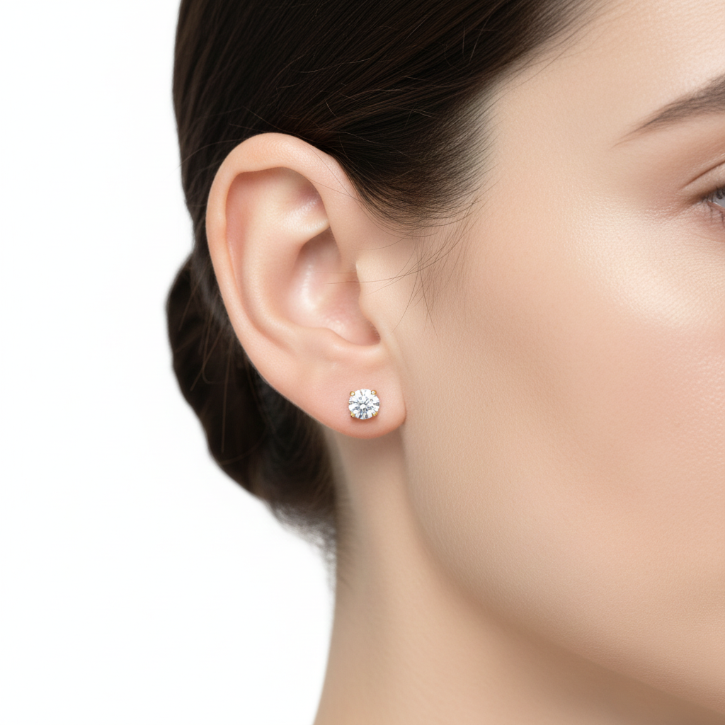 Clou d'oreille Idillya Argent massif – Image 4